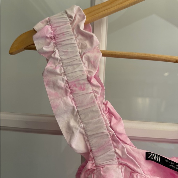 Zara Pink Ruffle Camisole - Picture 4 of 5